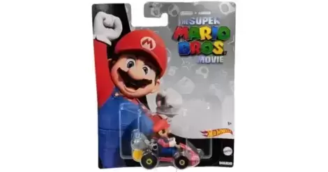 Mario - The Super Mario Bros Movie - Hot Wheels Mario Kart model