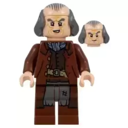 Argus Filch - Bald on Top, Reddish Brown Jacket