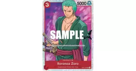 Roronoa Zoro OP01-025 Romance Dawn One Piece Card Japanese