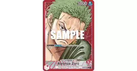 Roronoa Zoro (Parallel) OP01-001 L ROMANCE DAWN - ONE PIECE Card Game