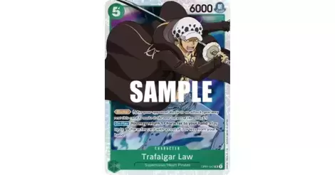 ONE PIECE Card Game OP01-047 SR Trafalgar Law (Rank A)