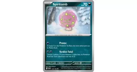 Spiritomb - carte Pokémon anglaise 129/198 Scarlet & Violet - SVIen