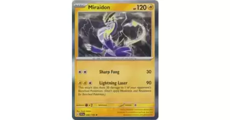 Miraidon 080/198 Pokemon Holo 2023 Scarlet And Violet