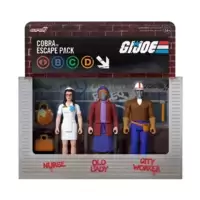 Cobra Escape Pack - Nurse + Old Lady + City Worker