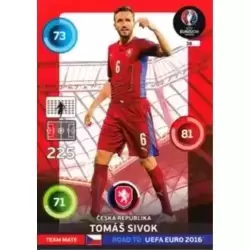 Tomas Sivok - Česká Republika - Denmark Variation Cards