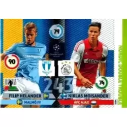 Filip Helander / Niklas Moisander - Malmö FF / AFC Ajax
