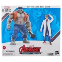 Gray Hulk and Dr. Bruce Banner