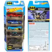 Hot Wheels Batman 5-Pack 2022