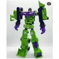 KO of DX9 Hulkie (Transformers Devastator)