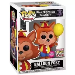 Five Nights At Freddy's - Balloon Foxy Flocked