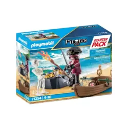 Starter Pack Pirate with Rowing Boat