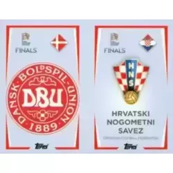 Team Badge - Denmark / Croatia