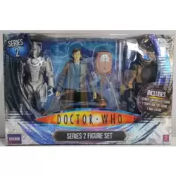 Series 2 Figure Set: Cyber Controller, The Tenth Doctor & Hoix