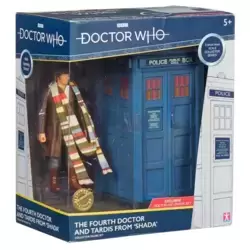 The Fourth Doctor And Tardis From Shada