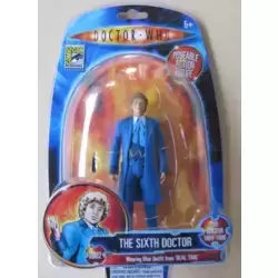 The Sixth Doctor Wearing Blue Outfit From Real Time