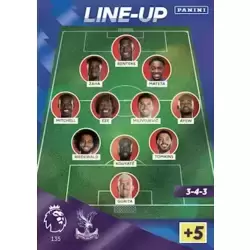 Line-up - Crystal Palace