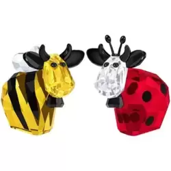 Miss Mos - Bee and Ladybird cows