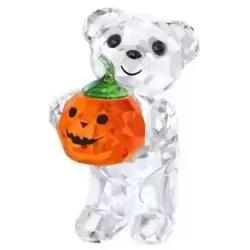Kris Bear with a Pumpkin