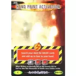 Hand Print Activation