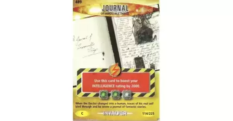 Journal of Impossible Things - Invader card 489