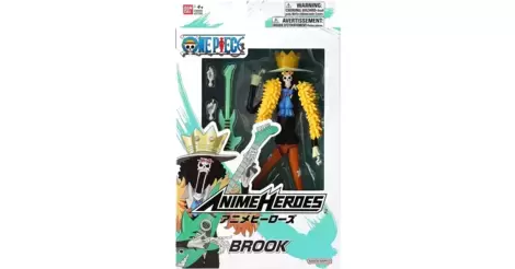 Bandai - Anime Heroes - One Piece - Figurine Anime Heroes 17 cm - Brook -  37006 Multicolore : : Jouets