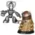 Cyberman & Gold Dalek