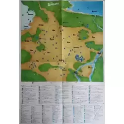 Carte Village des schtroumpfs