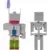 Minecraft - Mattel - Adriene & Skeleton - Minecraft Dungeons