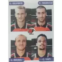 Ludovic Delporte - Guilherme Mauricio - Lionel Rouxel - Cyril Yapi - Laval
