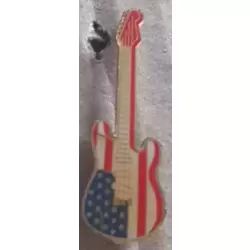 Guitare Drapeau États-Unis