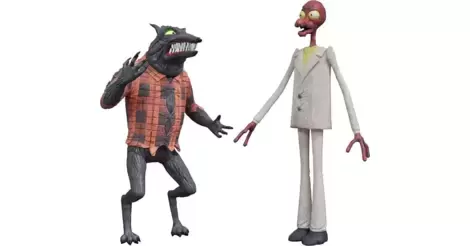 Top The Nightmare Before Christmas Diamond Select (Wolfman & Melting Man) Series 5