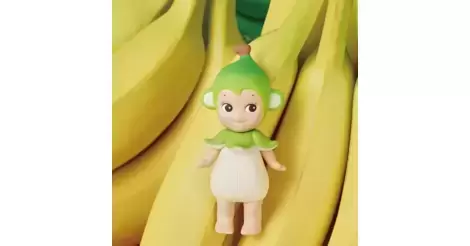 Sonny Angel green high quality banana monkey