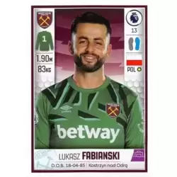 Lukasz Fabianksi - West Ham United