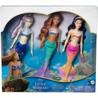The Little Mermaid Ariel and Sisters Doll Set