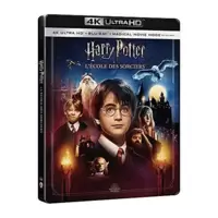 Harry Potter à l'école des sorciers [4K Ultra-HD + Blu-Ray-Édition boîtier SteelBook]