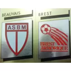 Ecusson Beauvais / Brest - Division 2 (Groupe A)