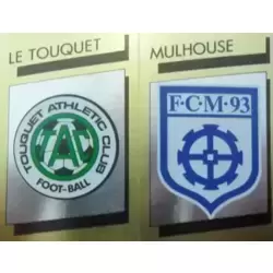 Ecusson Le Touquet / Mulhouse - Division 2 (Groupe A)