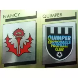 Ecusson Nancy / Quimper - Division 2 (Groupe A)
