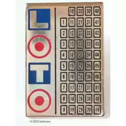 Grille loto couleurs, (lettres de haut en bas)