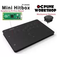 PunkWorkshop Fighting Stick Controller Mini HitBox Tokido