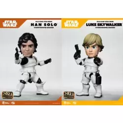 STAR WARS - Han Solo & Luke Skywalker (Stormtrooper Disguise) Set + Limited Edition Gift