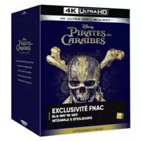 Coffret Pirates des Caraïbes 1 à 5 [Exclusivité Fnac Steelbook Blu-ray 4K Ultra HD]