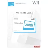 Wii Points Card - 2000 points