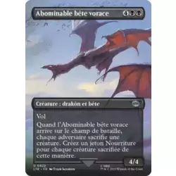 Abominable bête vorace