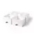 Brique 8 tenons avec 2 tiroirs – blanc
