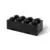 LEGO Storages - Brique de rangement à tiroir à 8 tenons - Noir
