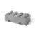 Brique gris pierre de rangement LEGO® à tiroir et à 8 tenons