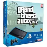 Console PS3 Ultra slim 500 Go noire + GTA V