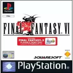 Final Fantasy VI - includes FF X PS2 Demo