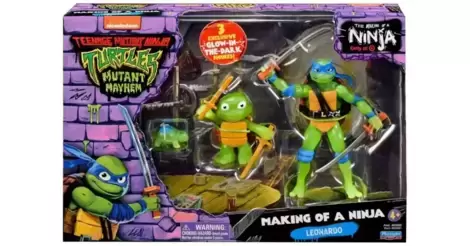 Making Of A Ninja : Leonardo - figurine Teenage Mutant Ninja Turtles Mutant  Mayhem